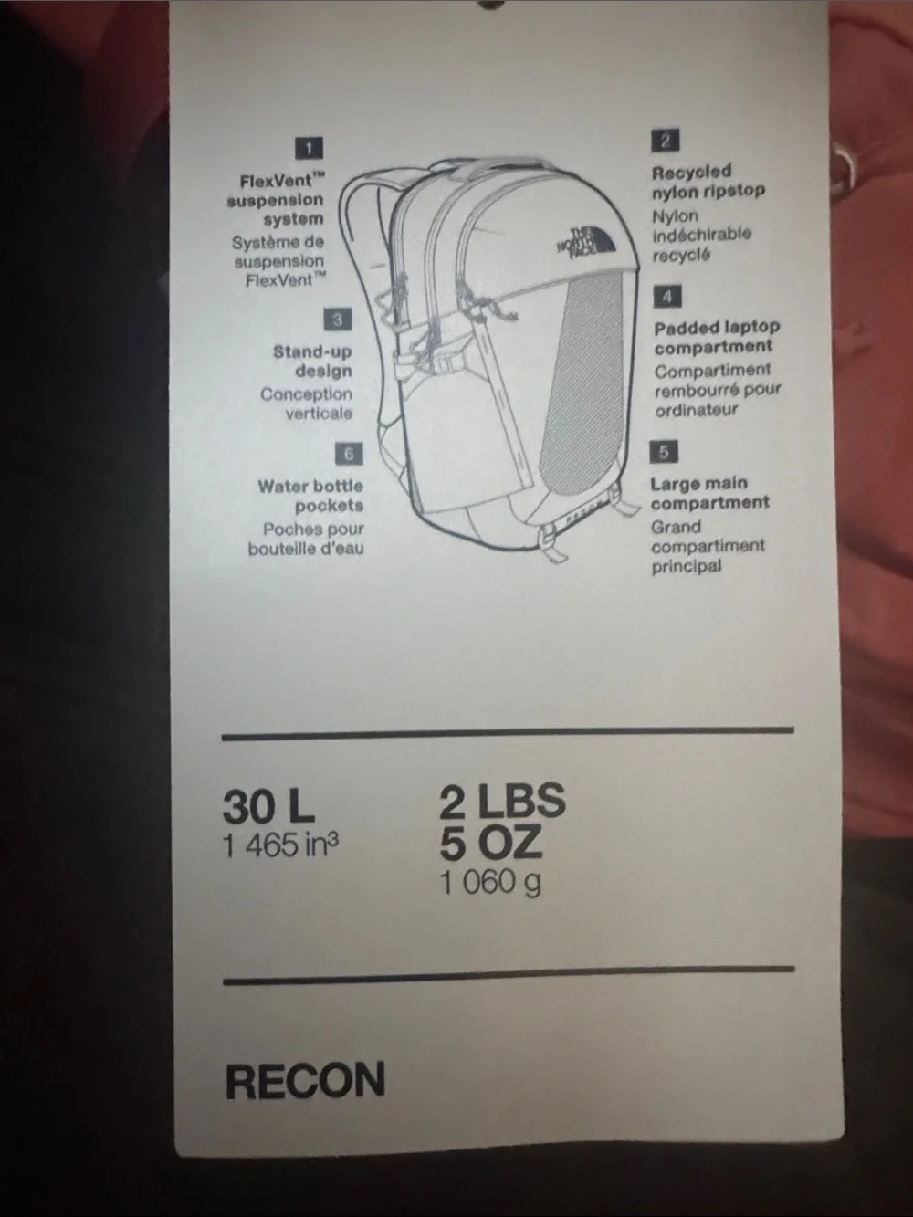 North Face Recon 30L Backpack - Women's